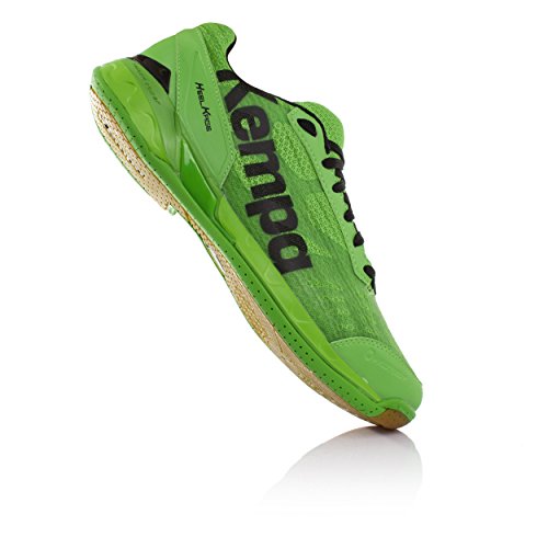 Kempa Attack Two Indoor Court Shoes - SS18-10.5 - Green - Thumbnail 4