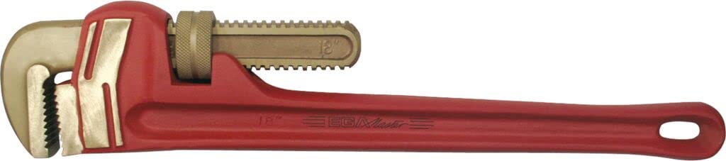 Ega Master 71459 - Heavy Duty Pipe Wrench 10" Non Sparking Al-Bron