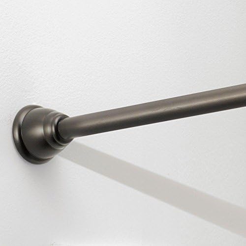 Shower Curtain Steel Tension Rod Color Rubbed Bronze Adjustable Pole 26 - 42 inches