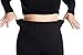 Chicwe Women's Plus Size Cropped Curvy Fit Wide Leg Pants with Wide Waistband - Casual and Work Pants Trousers