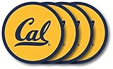 Duck House NCAA California - Berkeley Golden Bears Vinyl Coaster Set (Pack of 4)