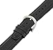 Voguestrap TX48319BK Allstrap 19mm Black Regular-Length Padded Genuine Calf Watchband