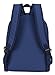 Veenajo Casual Lightweight Canvas Backpacks Cute Bookbag Shoulder Bag School Backpack for Teen Blue