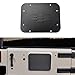 GZSJY Spare Tire Carrier Delete Filler Plate Tramp Stamp - Tailgate Vent-Plate Cover for 2007-2018 Jeep JK Wrangler & Unlimited (Laser Cut Slots)