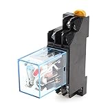 Uxcell a14072900ux0197 AC 110V-120V Coil Voltage Red Lamp DPDT 8Pin Power