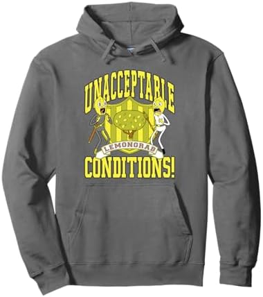 Amazon.com: CN Adventure Time Lemongrab Unacceptable Pullover