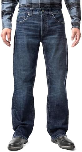 T.K. Axel Noawk Stretch Slim Boot Mens Jeans (34W X 32L) at Amazon