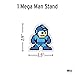 Megaman Retro Arcade 8-Bit Decals - Mega Man Sticker Vehicle Decal Sticker Laptop Decal - All Weather Proof Vinyl Stickers Licensed Capcom Decals
