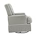 Baby Relax The Tinsley Nursery Swivel Glider Chair, Grey