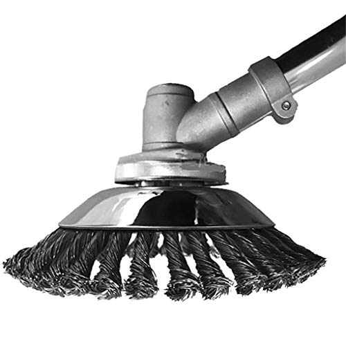 Hongxin Steel PRO Garden Weed Brush Lawn Mower Razors Lawn Mower Eater Trimmer 8 inches Large Cutting Diameter,Hole size1