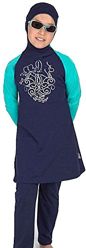 YEESAM® Muslimische Bademode Kinder Top-Qualität Modest Badeanzug für islamische Junge Mädchen