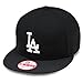 New Era 9fifty LA Dodgers Snapback Hat Cap All Black/White MLB Baseball