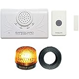 Warehouse Doorbell WDK ERA STROBE- Commercial Wireless Doorbell System with Flashing Strobe Light for Noisy &amp; Hearing Impaired Environments - Ideal for Industrial, Manufacturing, Production &amp; Retail