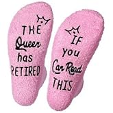 PRYVONDR Retirement Gifts for Women, Retired Socks for Friend Coworker Boss, Funny Socks Gifts