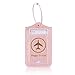 ACdream Luggage Tags 2 Pack, Leather Suitcase Tags Identifiers, Cute Cruise ID Labels with Privacy Cover fits on Backpack, Travel Bag, for Women, Men, Adults, Kids, Rose Gold