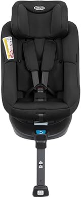 Graco Turn2Me Group 0+/1 ISOFIX 360° Rotating Car Seat Black view 8