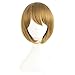 MapofBeauty 30 cm Yellow Brown Short Paragraph Women Cosplay Wigs