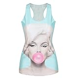 Hot Fashion Women Corpse Bride Printed Sleeveless T Shirt Vest Tank Tops