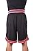 Ultra Game Mens Active Knit Training NBA Woven Team Logo Poly Mesh Basketball Shorts, Black, Medium US