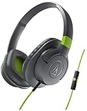 Audio-Technica Sonic Fuel ATH-AX1iS Sonic Fuel Over-Ear Headphones (Grey)