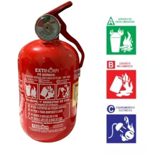 Extintor Automotivo Abc 1kg Fiat/bolinha/bujão/gordinho Com Validade 5 anos