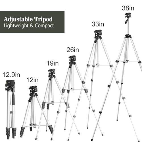 Télescope pour Adultes débutants, Ouverture 70 mm 400 mm AZ Mount Full Multi-Couches Réfracteur Optique Portable Télescope de Voyage avec trépied Adaptateur téléphone (Black)
