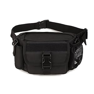 T TOOYFUL Tactical Taille Utility Fanny Pack riemtas met netwaterfleshouder