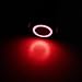 ESUPPORT 16mm 12V 3A Car Red Light Angel Eye Metal Push Button Switch Socket
