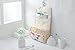Hanging Toiletry Bag - Portable Travel Makeup Comestic Organizer - Durable Hanging Hook - for Women & Men, Perfect for Comestic, Personal items, Shampoo, Body wash (flower)