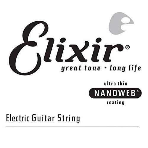 ElixirStrings Electric Guitar Single String with NANOWEB® Coating (.028)