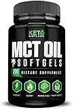 MCT Oil Keto - Mct Oil Capsules Advanced Formula - Pure Coconut Oil - Premium Softgels Perfect for Keto Diet Max Results - Weight Loss Supplements - c8 MCT Oil Pills