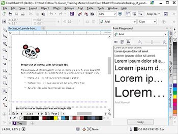 Corel Draw CorelDRAW X7 Tutorial Training on 2 DVDs Over 10 hours in 201 video lessons