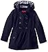 London Fog Girls Brushed Poly Trench Coat