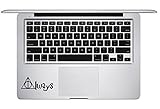 Harry Potter Always Deathly Hallows Keyboard Trackpad Macbook Decal Vinyl Sticker Apple Mac Air Pro Retina Laptop sticker
