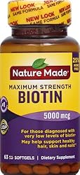Nature Made Maximum Strength Biotin 5000