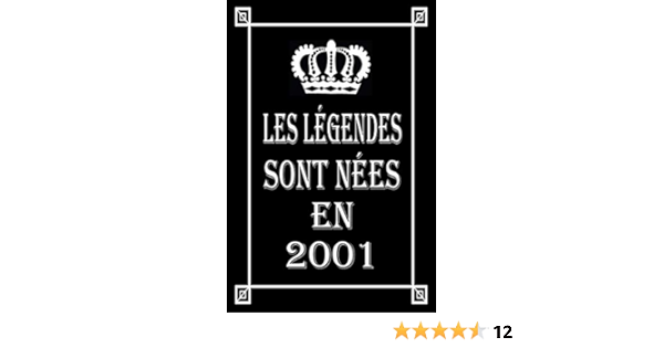 Amazon Com Les Legendes Sont Nees En 01 Cadeau Anniversaire 19 Ans Homme Femme Cadeau De Joyeux Anniversaire Pour 19 Ans Fille Garcon Carnet 19 Ans Carnet Personnalise Idee Cadeau Legende Meilleuredition De Books