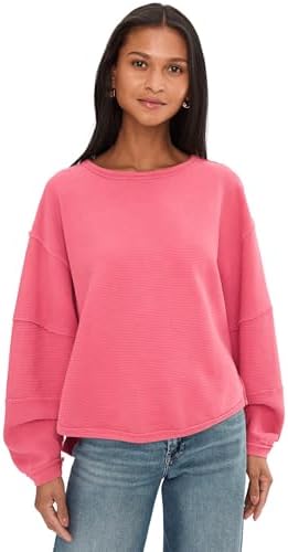 Free People Women's Easy Street Cropped Sweater, Dried Basil at