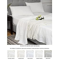 Berklan Linen Sheets Twin Linen Bedding 100% French