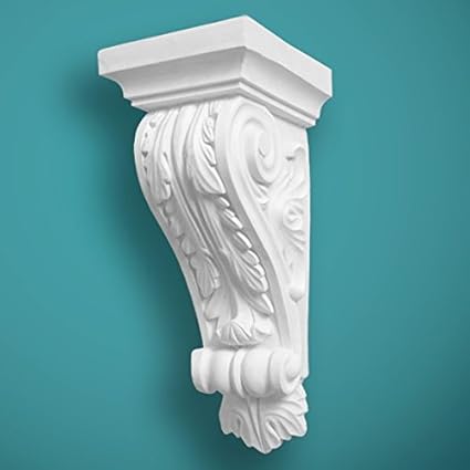Plaster Corbel Acanthus Leaf Height 311mm Width 132mm
