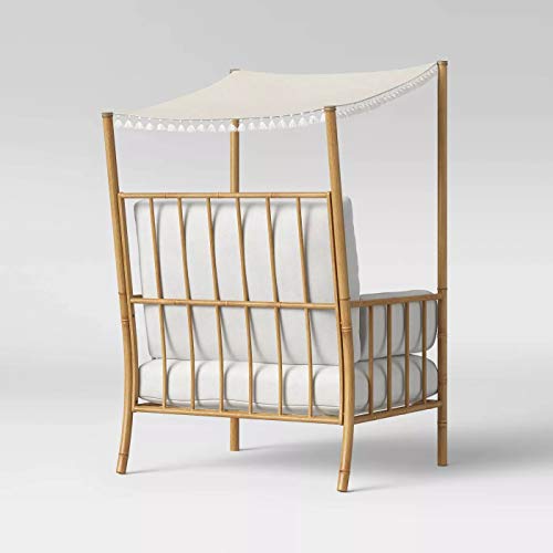 Calla Canopy Patio Accent Chair (White) Pricepulse