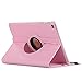 iPad Mini 1/2/3 Case - 360 Degree Rotating Stand Smart Cover Case with Auto Sleep/Wake Feature for Apple iPad Mini 1 / iPad Mini 2 / iPad Mini 3 (Pink) …