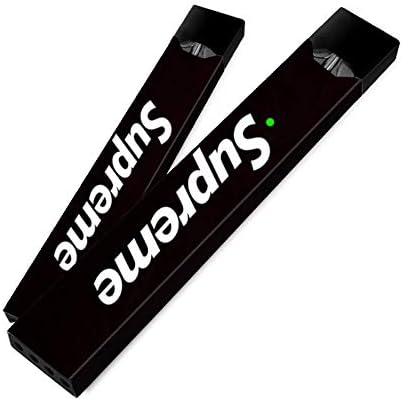 Juul Skin Wrap Vinyl Sticker Decal | Juul Skins for Juul Device | Hype Decals | 1 Pack | Black Supreme 3D