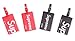 Finex Set of 4 - Supreme New York Travel Silicone Luggage Tags Bag Tag Adjustable Strap NY Since 1994
