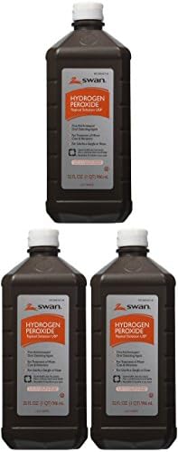 Swan Hydrogen Peroxide Topical CQyCK 32 Ounces (3 Pack)
