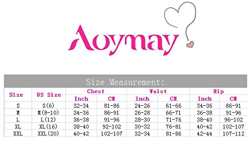Women-Sexy-Lingerie-Set-Transparent-Babydoll-Lace-Floral-Dress-Pajama-with-G-string-Set-by-Aoymay