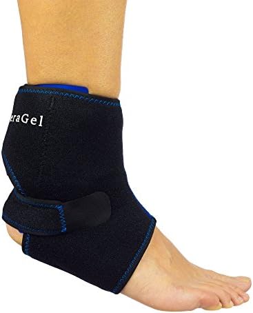 theraGel Ankle Wrap Cold &amp; Hot Reusable, Adjustable