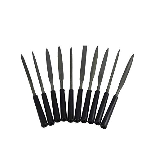 10pcs/Lot Needle File Set Files For Metal Glass Stone Jewelry Wood Carving Craft (5x180mm)