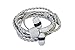 Wraps Wearable Braided Wristband Headphone Earbuds, Talk Flint (WRAPSCSIL-V15M)