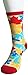 WEILAI Men's Cool Colorful Funny Novelty Crazy Combed Cotton Casual Dress Crew Socks Pack (Color 7)