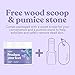 ASUTRA Invigorating and Therapeutic Foot Soak + Pedicure Pumice Stone (Dead Sea Salt w/Tea Tree & Lavender Oils), 16 oz - Helps to Soften Calluses, Corns, and Cracked Feet